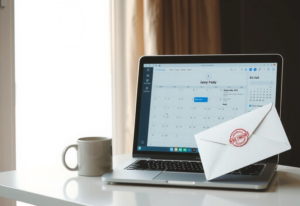 Formularz rezerwacji i potwierdzenie na ekranie laptopa